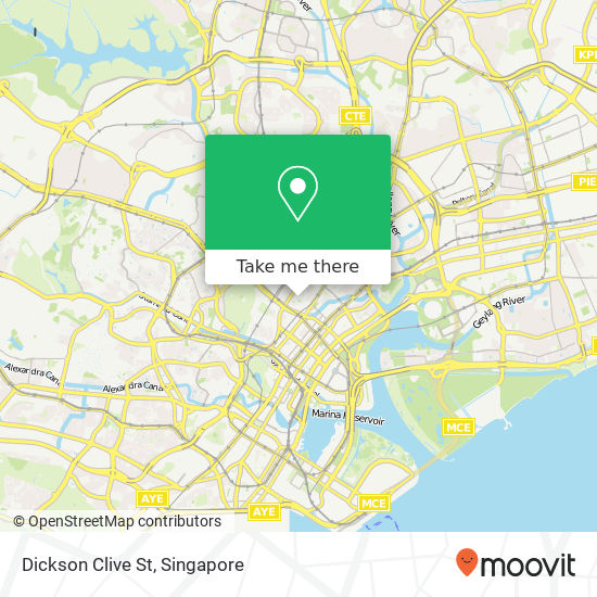 Dickson Clive St地图