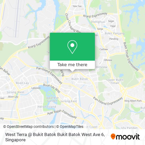 West Terra @ Bukit Batok Bukit Batok West Ave 6 map