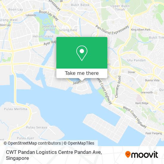 CWT Pandan Logistics Centre Pandan Ave map