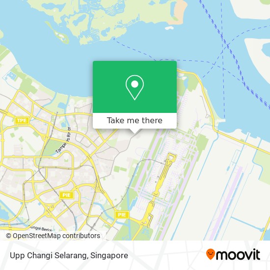 Upp Changi Selarang map