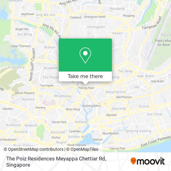 The Poiz Residences Meyappa Chettiar Rd map