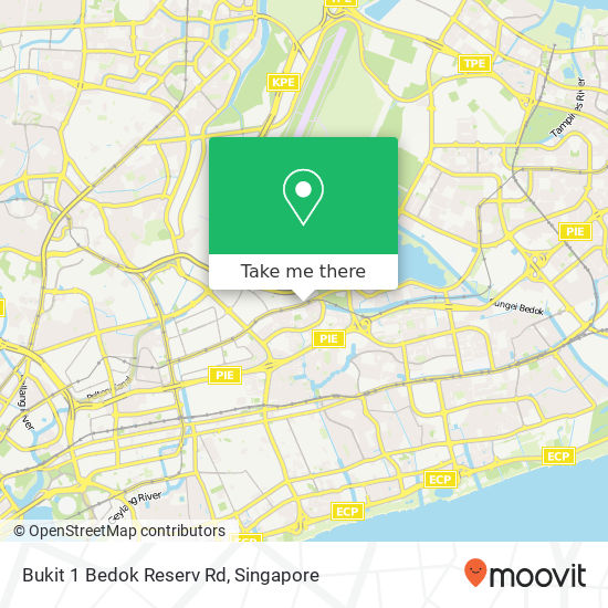 Bukit 1 Bedok Reserv Rd map