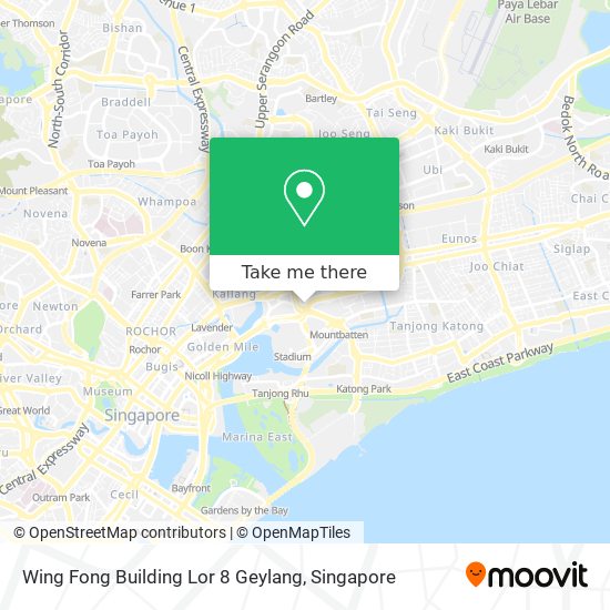 Wing Fong Building Lor 8 Geylang map