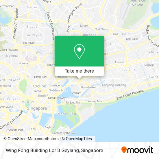 Wing Fong Building Lor 8 Geylang map