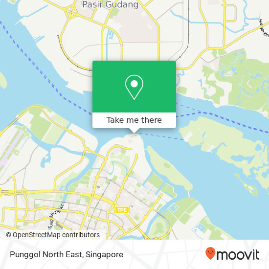 Punggol North East map