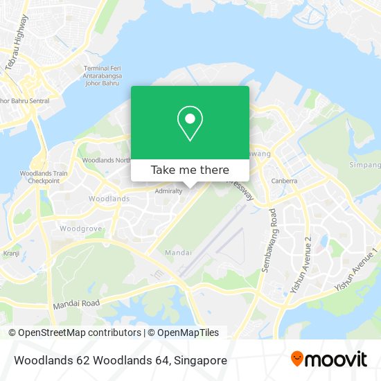 Woodlands 62 Woodlands 64地图