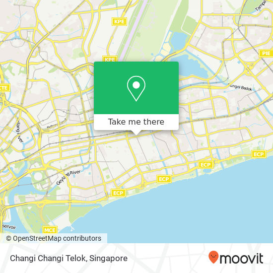 Changi Changi Telok map