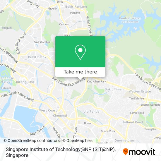 Singapore Institute of Technology@NP (SIT@NP) map