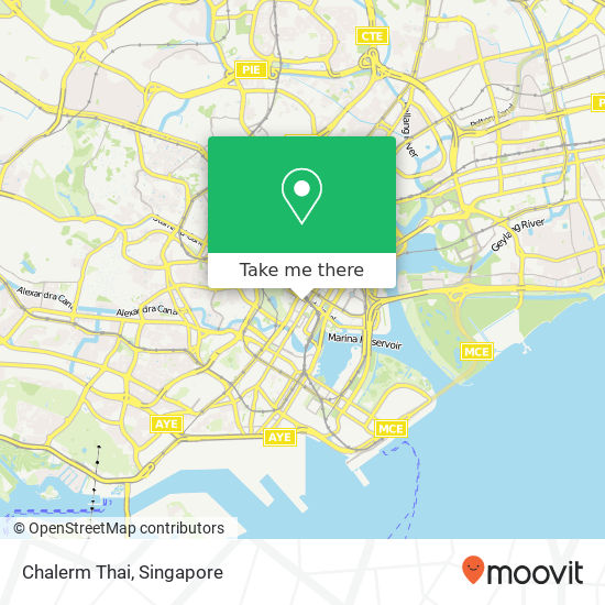 Chalerm Thai地图