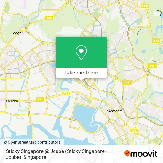 Sticky Singapore @ Jcube地图