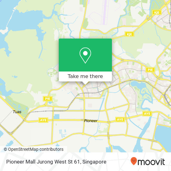 Pioneer Mall Jurong West St 61地图