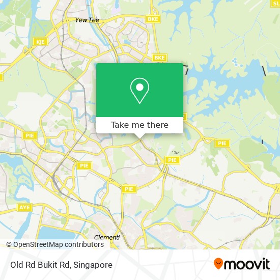 Old Rd Bukit Rd map