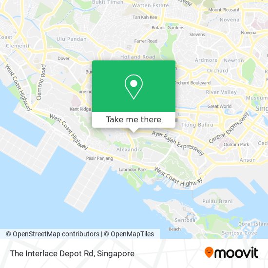 The Interlace Depot Rd map