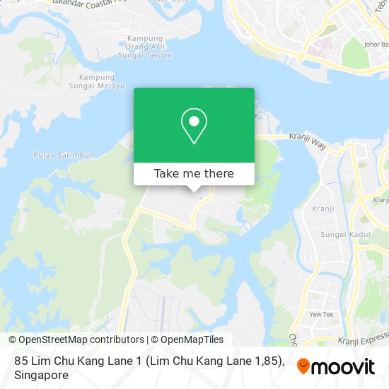 85 Lim Chu Kang Lane 1 (Lim Chu Kang Lane 1,85) map