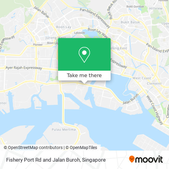 Fishery Port Rd and Jalan Buroh map