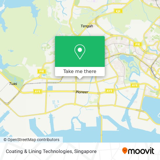 Coating & Lining Technologies map