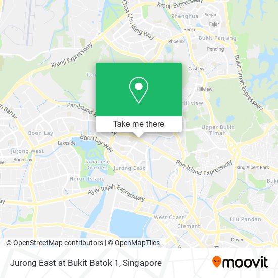 Jurong East at Bukit Batok 1 map