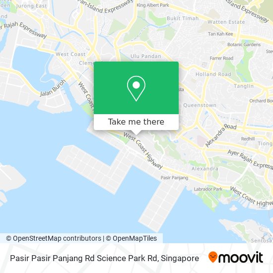 Pasir Pasir Panjang Rd Science Park Rd map