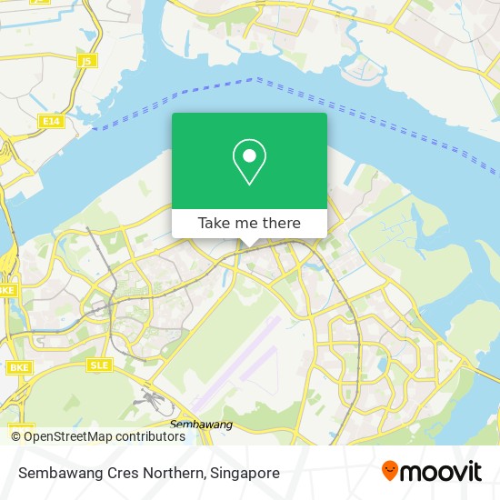 Sembawang Cres Northern地图