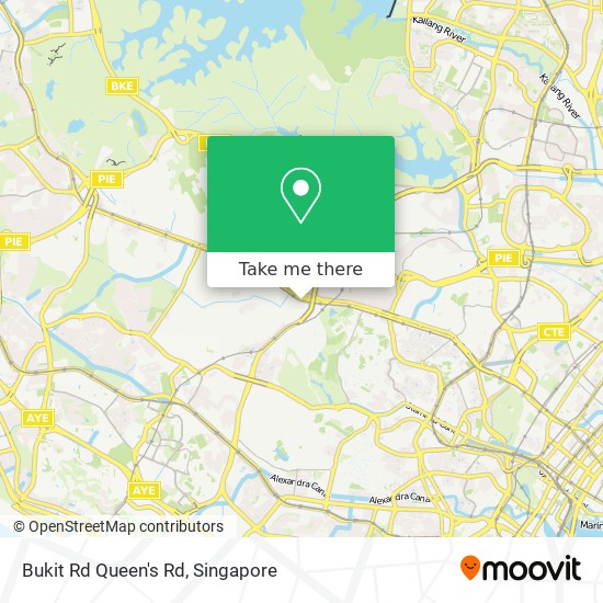 Bukit Rd Queen's Rd地图