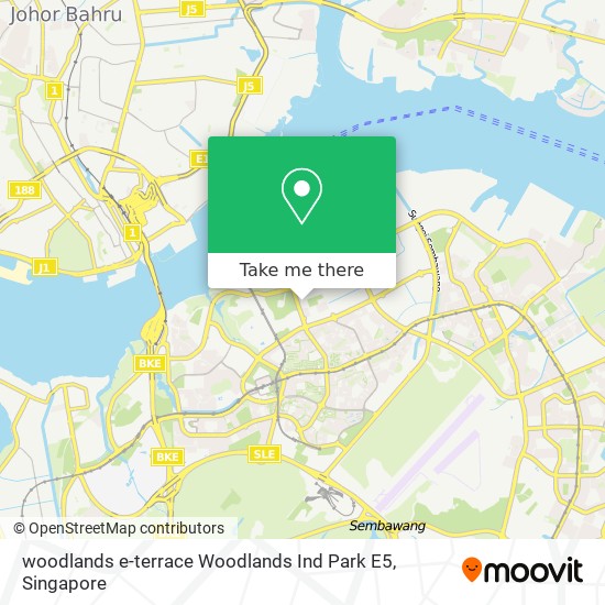 woodlands e-terrace Woodlands Ind Park E5地图