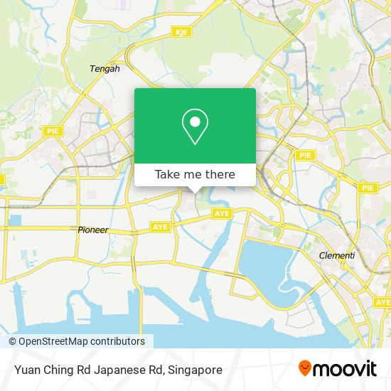 Yuan Ching Rd Japanese Rd map