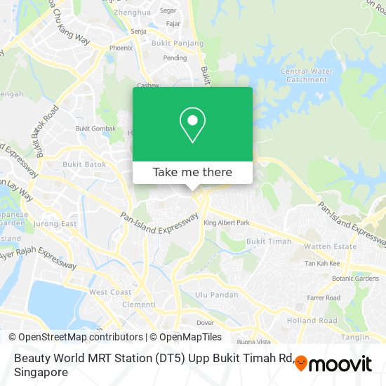 Beauty World MRT Station (DT5) Upp Bukit Timah Rd map