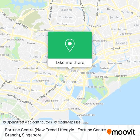 Fortune Centre (New Trend Lifestyle - Fortune Centre Branch) map