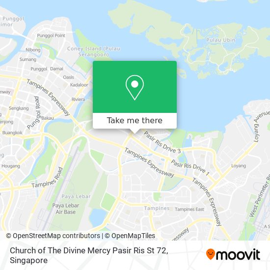 Church of The Divine Mercy Pasir Ris St 72 map