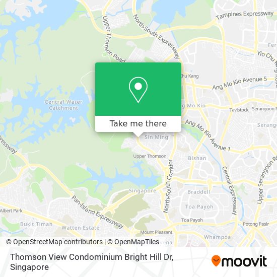 Thomson View Condominium Bright Hill Dr map