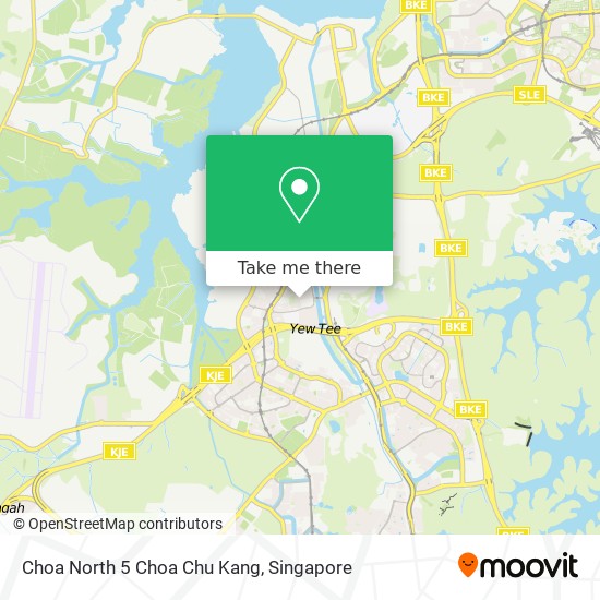 Choa North 5 Choa Chu Kang map