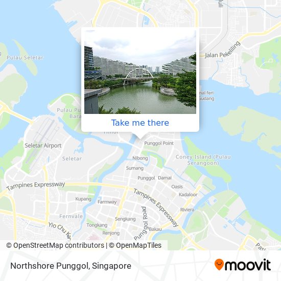 Northshore Punggol map