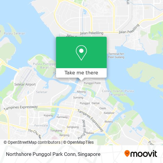Northshore Punggol Park Conn map