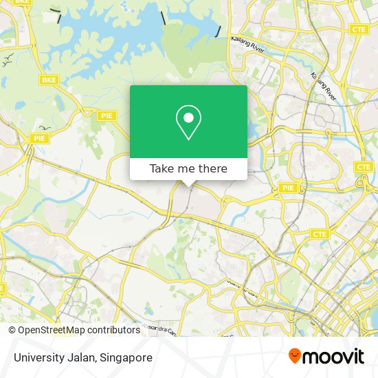 University Jalan map