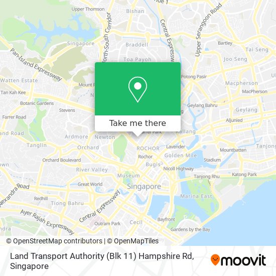 Land Transport Authority (Blk 11) Hampshire Rd map