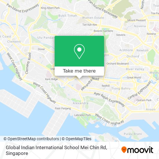 Global Indian International School Mei Chin Rd map