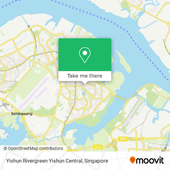 Yishun Rivergreen Yishun Central地图