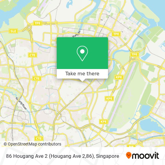 86 Hougang Ave 2 (Hougang Ave 2,86) map