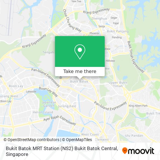 Bukit Batok MRT Station (NS2) Bukit Batok Central map