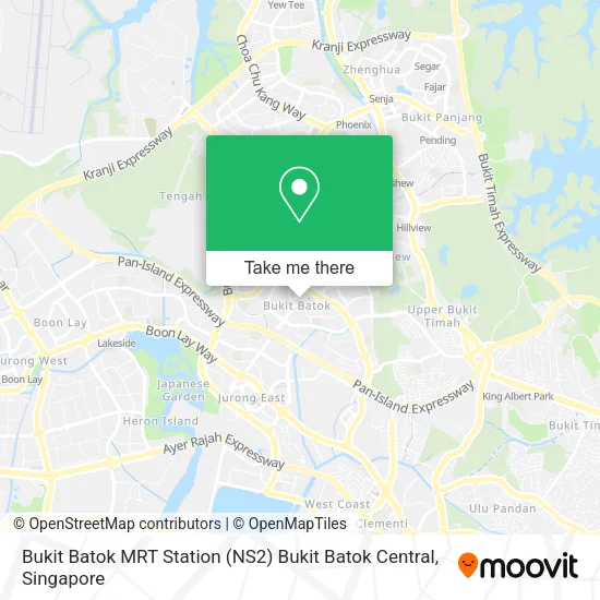 Bukit Batok MRT Station (NS2) Bukit Batok Central map