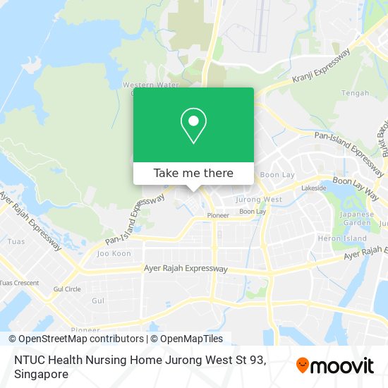 NTUC Health Nursing Home Jurong West St 93地图