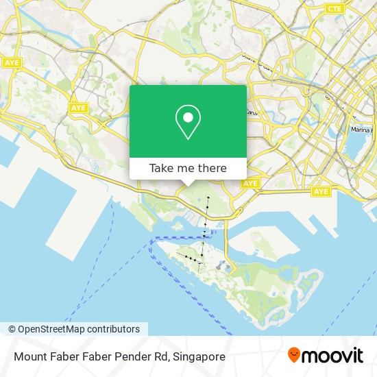 Mount Faber Faber Pender Rd map