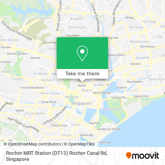 Rochor MRT Station (DT13) Rochor Canal Rd map