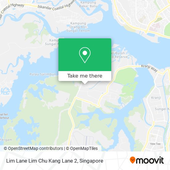 Lim Lane Lim Chu Kang Lane 2 map