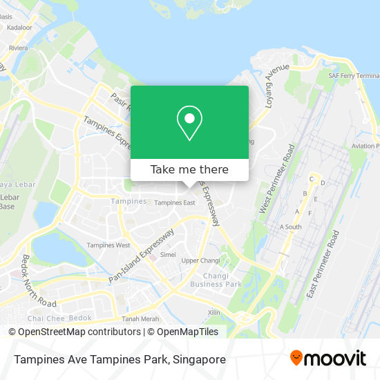 Tampines Ave Tampines Park地图