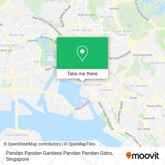 Pandan Pandan Gardens Pandan Pandan Gdns map