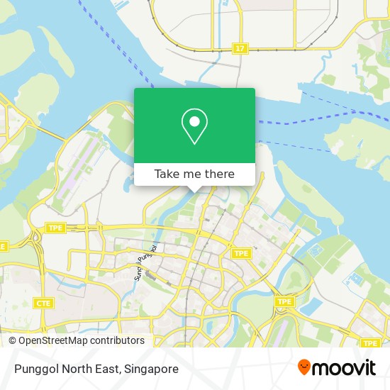 Punggol North East map