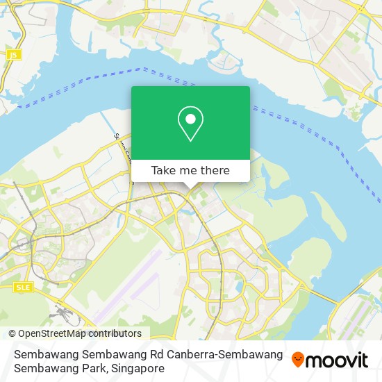 Sembawang Sembawang Rd Canberra-Sembawang Sembawang Park地图