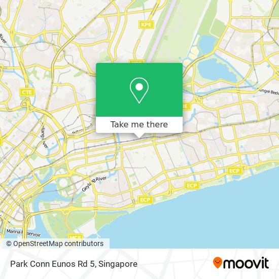 Park Conn Eunos Rd 5地图