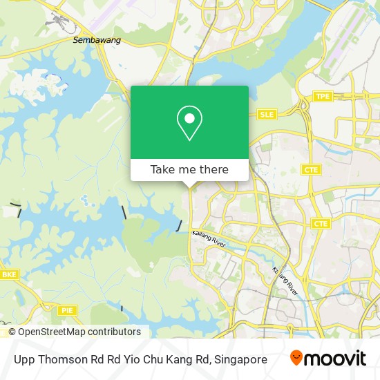 Upp Thomson Rd Rd Yio Chu Kang Rd map